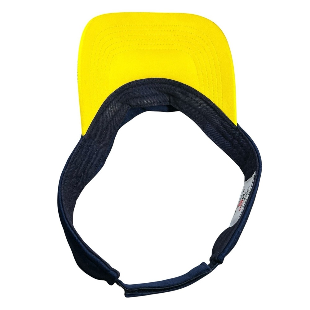 Savannah Bananas Baseball Visor Hat Rymm Ridder Navy Yellow Embroidered Logo - Picture 6 of 6